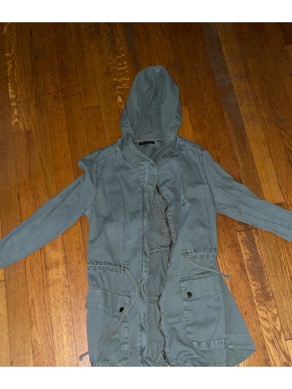 Staccato Hooded Utility Jacket - Olive
